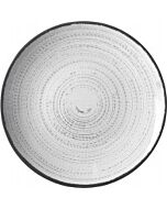 Mattallrik Brunner Tivoli diam. 25 cm Färg vit svart
