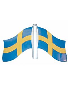Flagga Sverige 12X8Cm