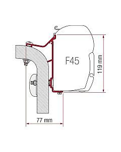 Adapter till väggmarkis Fiamma F45 S F45 L 350 cm Hymer Van B2