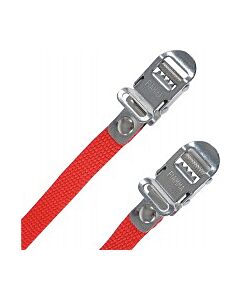 Spännband med klämma röd (2 st ) för Carry mörkblå/vit