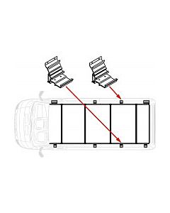 Reservfot Fiamma Kit Roof Rail Ducato Extra 2-pack