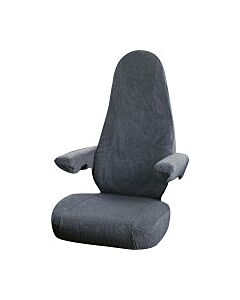 Bilklädsel Aguti-stol Lounge och Ergoflex plysch, 2 delar antracit