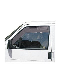 Ventilationsgaller f. förardel för husbil Ford Transit från 2000 till 2013 svart 2-pack