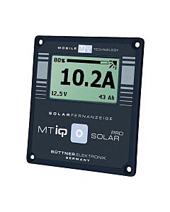Solar fjärrdisplay Büttner MT IQ Solar Pro för solregulator silver