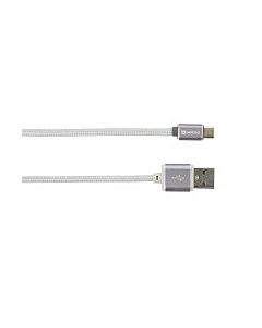 Laddningskabel Skross USB till mikro-USB Steel Line