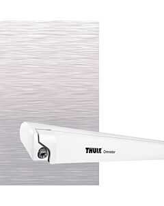 Thule Omnistor markis 9200 L 4,0 m. Mystic grå, vit låda.