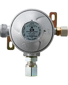 Gasregulator, 10 mm med automatisk strömbrytare och testpunkt