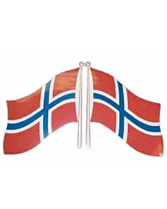 Flagga Norge 12X8Cm