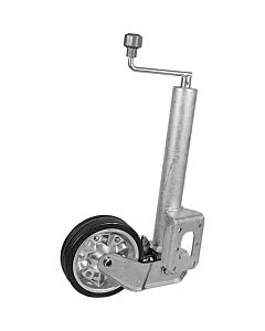 Stödhjul, 60 mm Vev, metallfälg - helautomatisk hopfällning