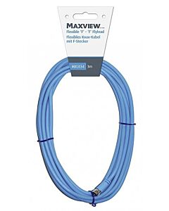 Koax-kabel med F-kontakt 3,0 m