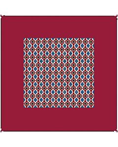 Matta BENT Zip-Carpet färg orient röd