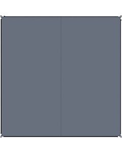 Matta BENT Zip-Carpet färg uni mörkgrå
