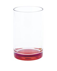 Dricksglas med röd botten