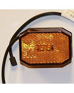 Positionslykta LED gul med 0,5m kabel