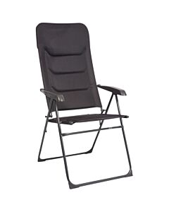 Lifestyle 4G campingstol med böjda ben, mörkgrå.