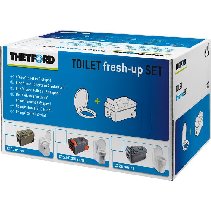 Thetford c200 toalettkasett och reservdelar